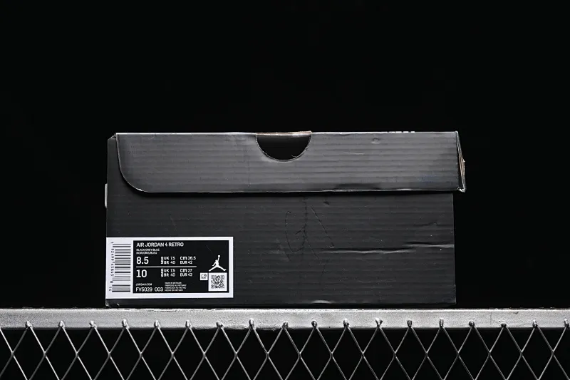 All categories Air Jordan Jordan series basketball shoes Air Jordan 4 Air Jordan 4 Retro "Lase" AJ4 Joe 4 black gray blue color FV5029-003